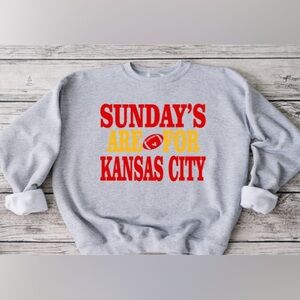 Sunday’s Are For Kansas City Football Crewneck